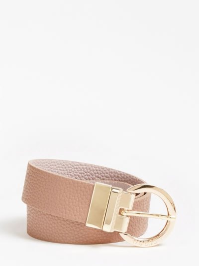 Guess Alby Reversible Belt Kadın Kemer Kahverengi | TR-376865