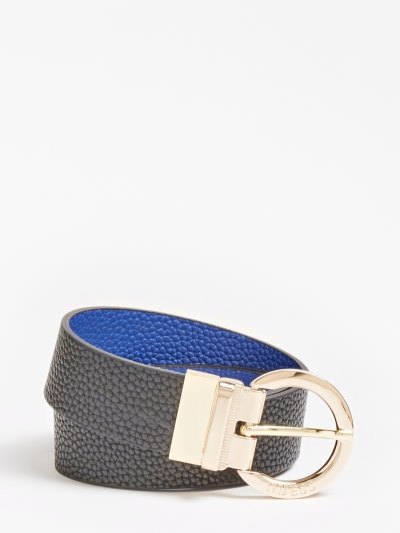 Guess Alby Reversible Belt Kadın Kemer Siyah | TR-324092