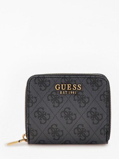 Guess Alexie 4g Logo Mini Kadın Cüzdan Gri | TR-568173