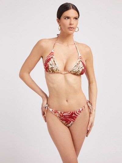 Guess All Over Print Kadın Bikini Altları Renkli | TR-123040