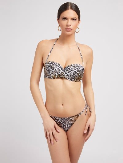 Guess All Over Print Kadın Bikini Altları Animalier | TR-402339