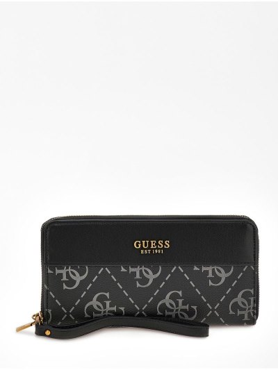 Guess Berta 4g Logo Maxi Kadın Cüzdan Gri | TR-803729