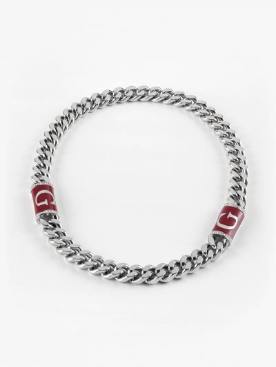 Guess "Chain Chain Chain" Kadın Kolye Bordo | TR-711887