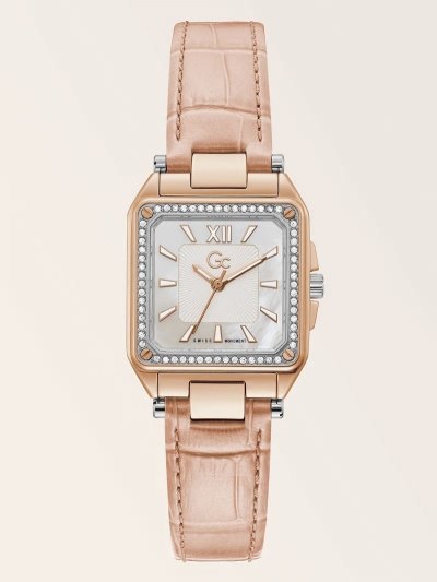 Guess Deri GC Analogue Kadın Saat Pembe Altın | TR-097481