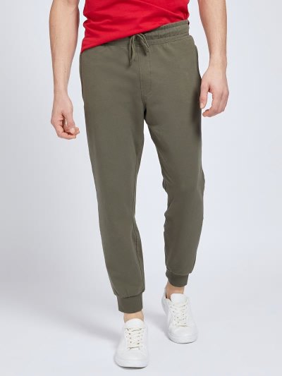 Guess Fleece Jogger Pant Erkek Jogger Pantolon Yeşil | TR-319548