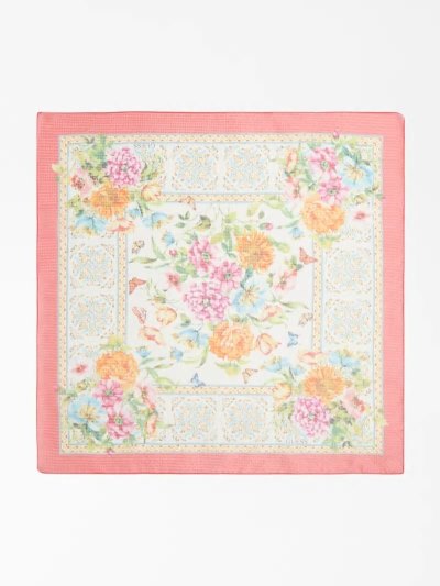 Guess Floral Print Kadın Neckerchief Küpe Çiçeği | TR-161411