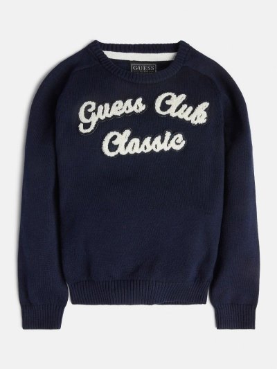 Guess Front Logo Çocuk Tişörtü Mavi | TR-815874