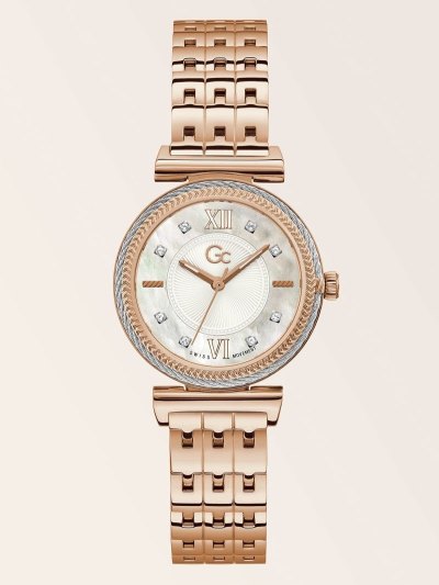 Guess GC Crystal Analogue Kadın Saat Pembe Altın | TR-725898