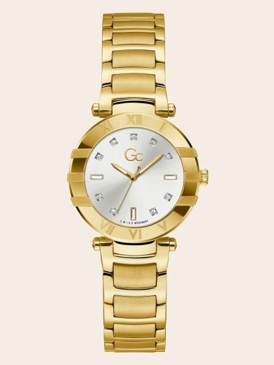 Guess GC Quartz Analogue Kadın Saat Sarı Altın | TR-279249