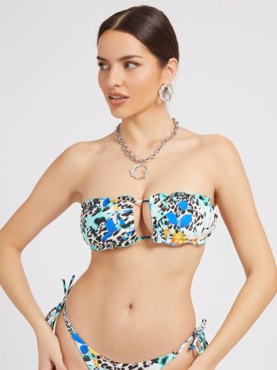 Guess Incrocio Frontale Kadın Bikini Renkli | TR-460947