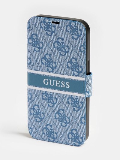 Guess Iphone 13 Pro Book Türleri Kadın Cover Mavi | DILRZZEL