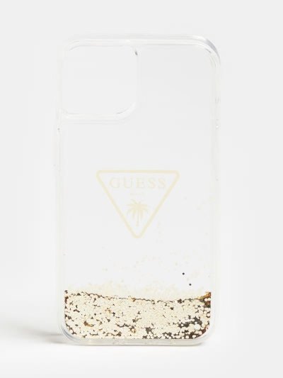 Guess Iphone 14 Glitter Kadın Cover Beyaz | TR-600373