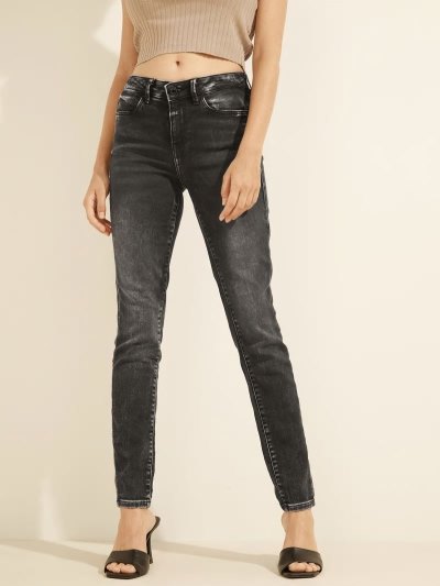 Guess Kot Pantolon Jegging Fit Kadın Giyim Gri | TR-530349