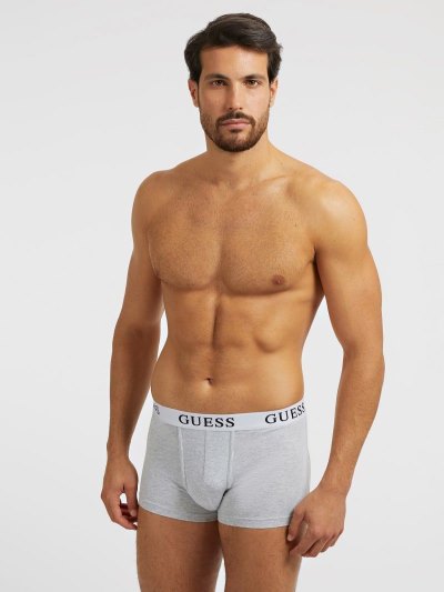 Guess Logo Pack 3 Erkek Boxers Siyah | TR-682896