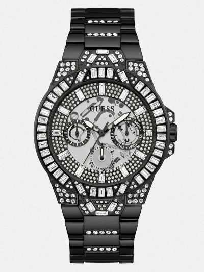 Guess Multi-function Crystal Erkek Saat Siyah | TR-967823