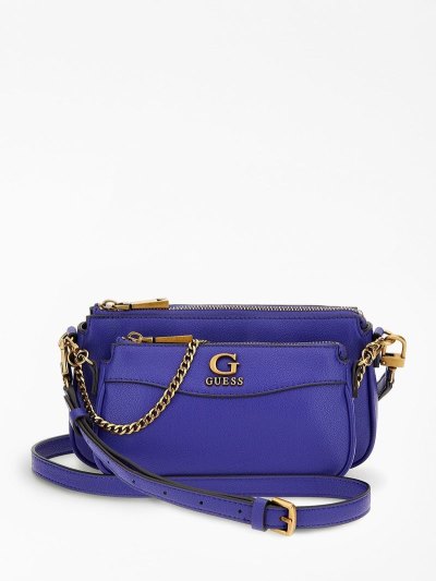 Guess Nell Pocket-front Kadın Çapraz Askılı Çanta Lilac | TR-013865