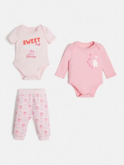 Guess Pack 2 Body And Pant Çocuk Sets Pembe | TR-499086