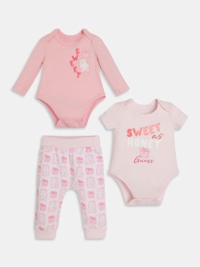 Guess Pack 2 Body And Pant Çocuk Sets Pembe | TR-734833