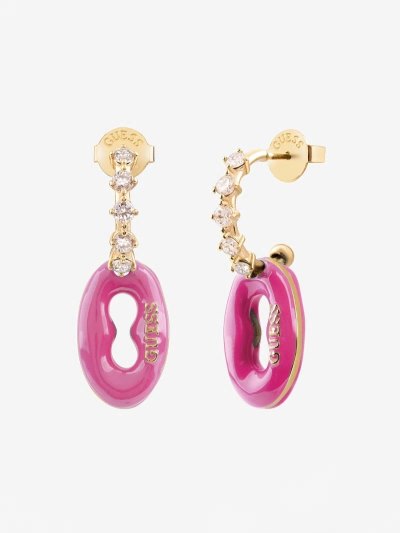 Guess Pop Links Kadın Küpe Pembe | TR-796079