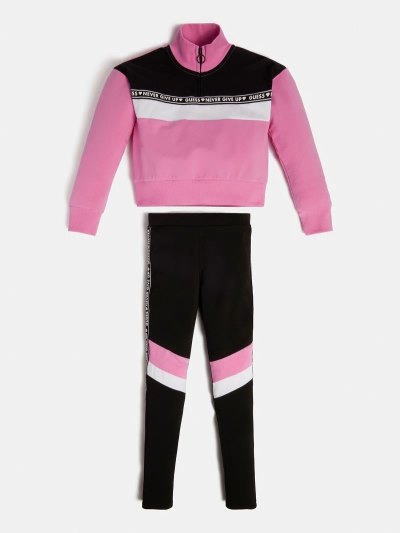 Guess Sweatshirt And Leggings Active Çocuk Sets Pembe | TR-203950