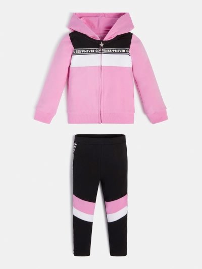 Guess Sweatshirt And Leggings Active Çocuk Sets Pembe | TR-935076