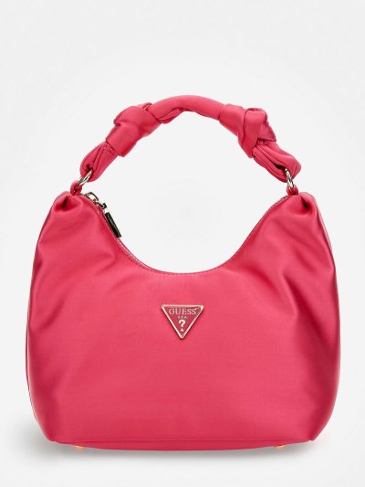 Guess Velina Satin Mini Kadın El Çantası Pembe | TR-234039