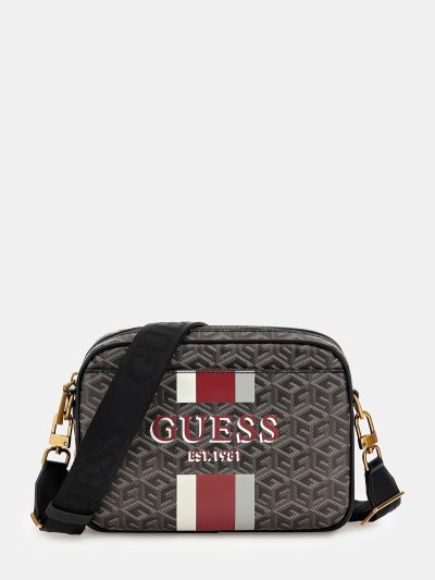 Guess Vikky G Cube Logo Kadın Çapraz Askılı Çanta Gri | TR-430759