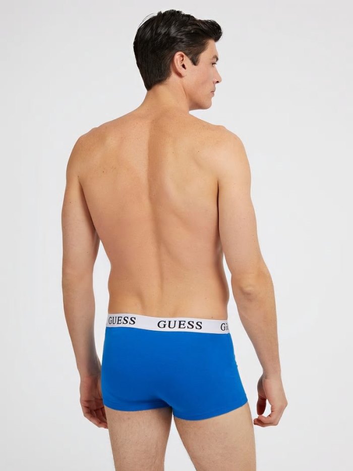 Guess 3 Pack Logo Erkek Boxers Renkli | TR-334810