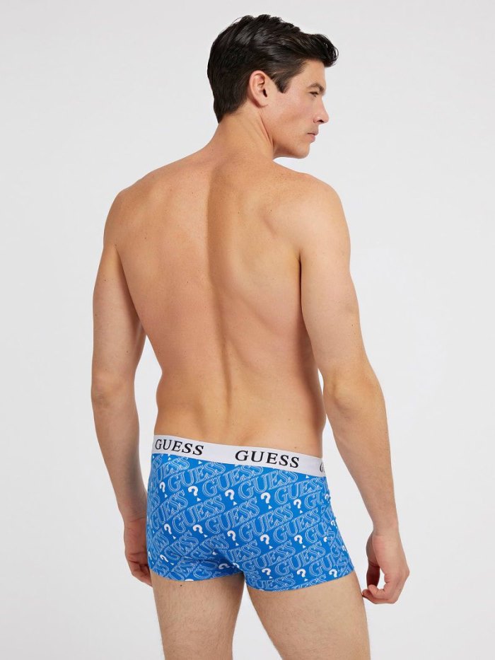 Guess 3 Pack Logo Erkek Boxers Renkli | TR-925473