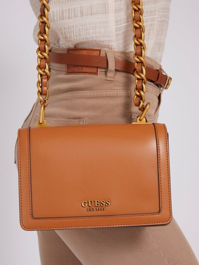 Guess Abey Mini Kadın Çapraz Askılı Çanta Turuncu | TR-148181