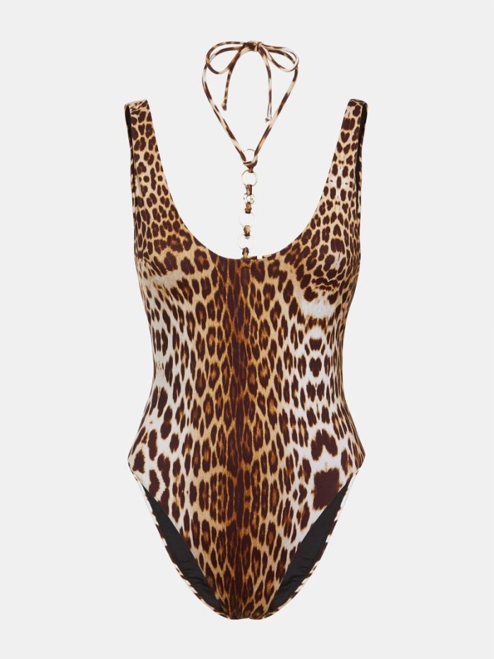 Guess Animal Print Kadın One Piece Swimsuits Animalier | TR-245335