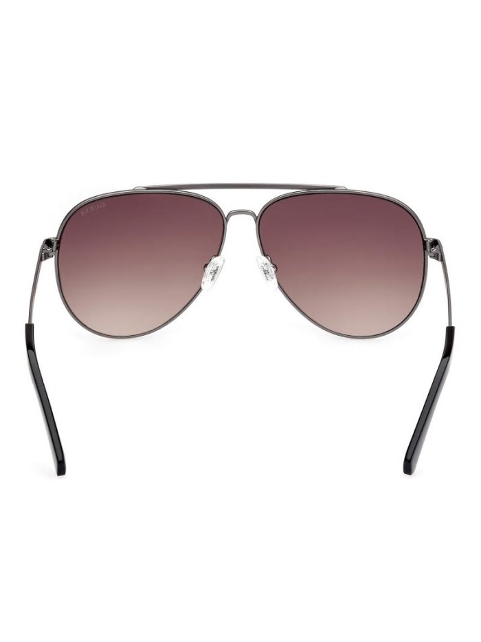 Guess Aviator Sunglasses Model Erkek Güneş Gözlüğü Gri | TR-697917