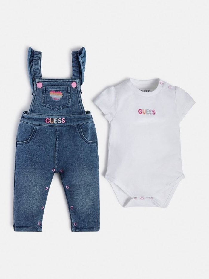 Guess Body And Overall Çocuk Sets Beyaz | TR-554833