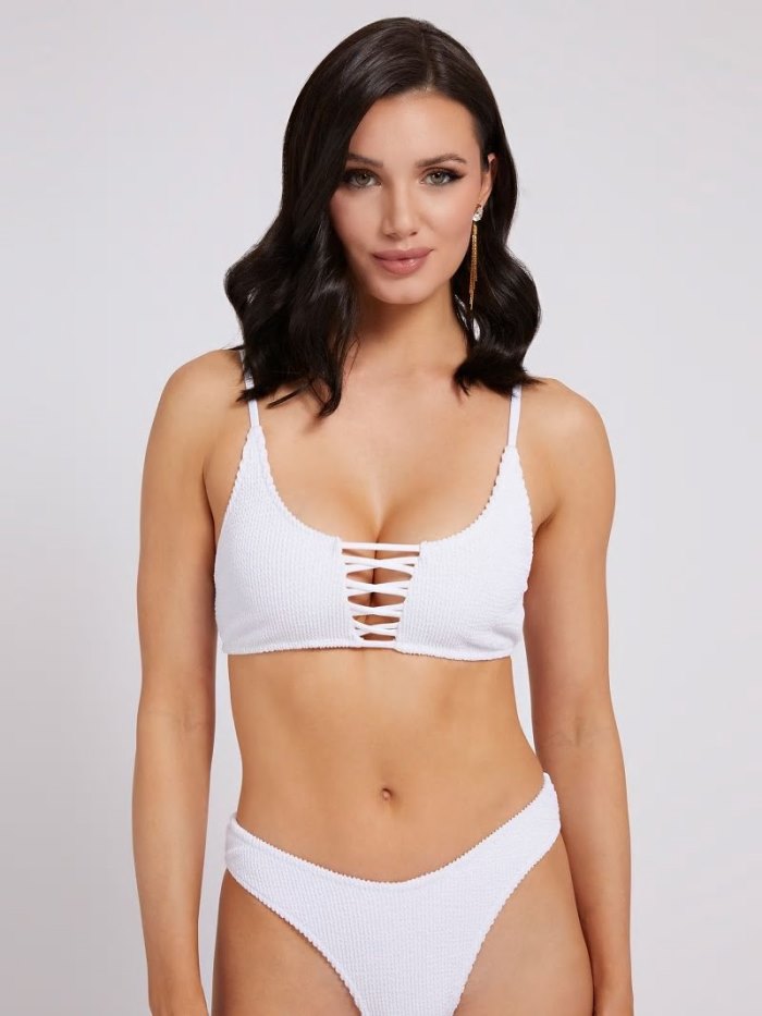 Guess Bralette Kadın Bikini Beyaz | TR-298910