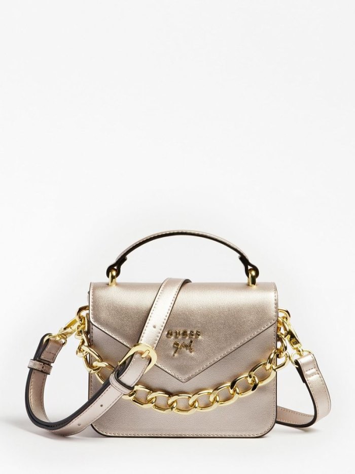 Guess Crossbody Bag Çocuk Çanta Altın | TR-725752