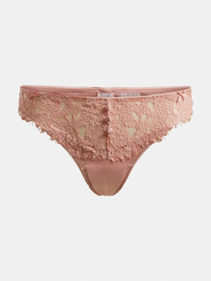 Guess Dantel Brazilian Kadın Panties Pembe | TR-312869