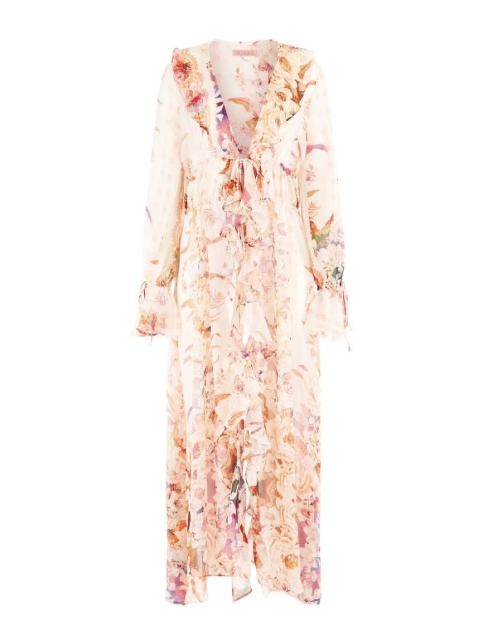 Guess Floral Duster Kadın Elbise Renkli | TR-851831