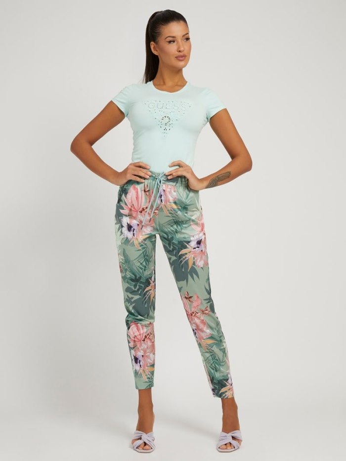 Guess Floral Print Kadın Pantolonlar Multi | TR-731731