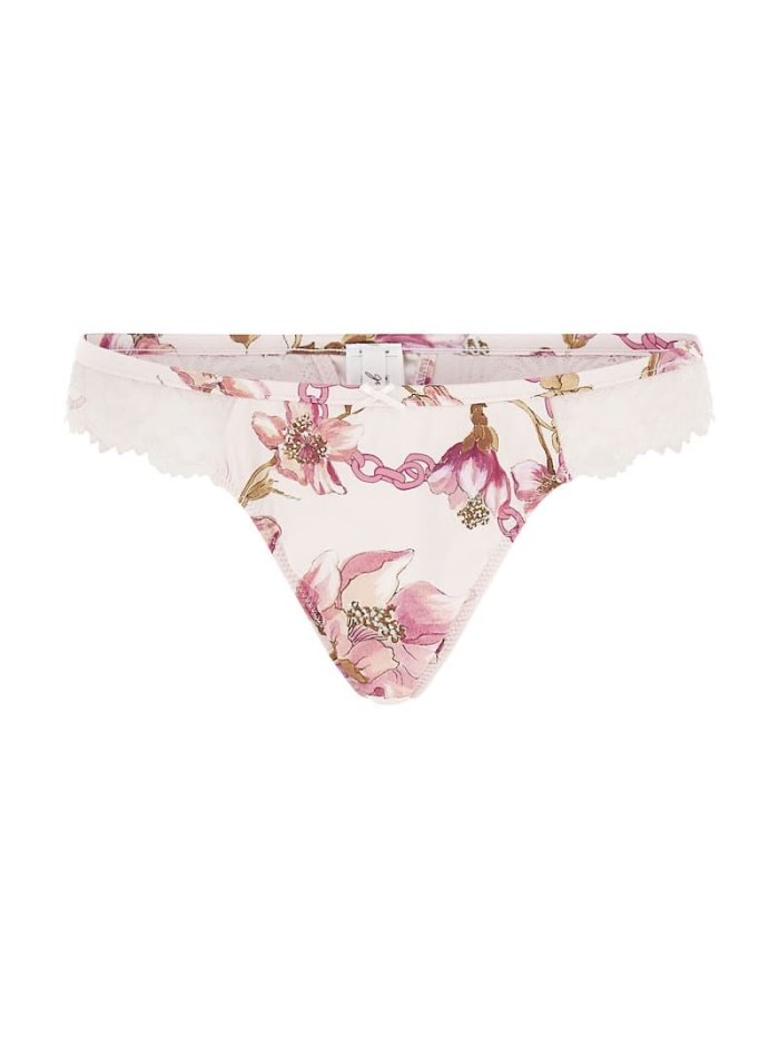 Guess Floral Print Kadın Tanga Renkli | TR-113731