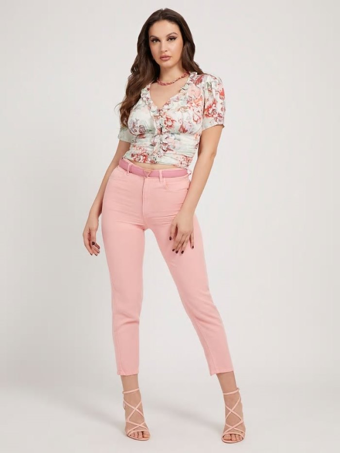 Guess Floral Print Kadın Üstler Multi | TR-537427