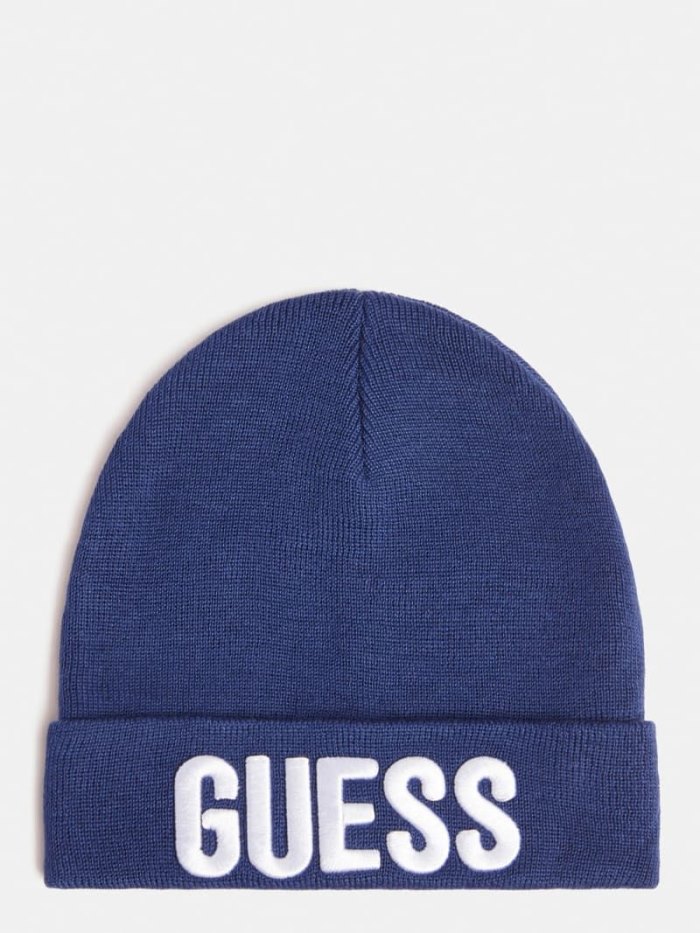 Guess Front Logo Çocuk Şapkalar Mavi | TR-827005