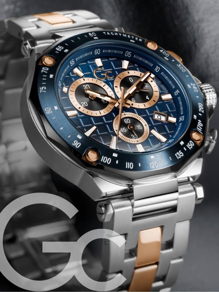 Guess GC Steel Kronograf Erkek Saat Gümüş | TR-920482