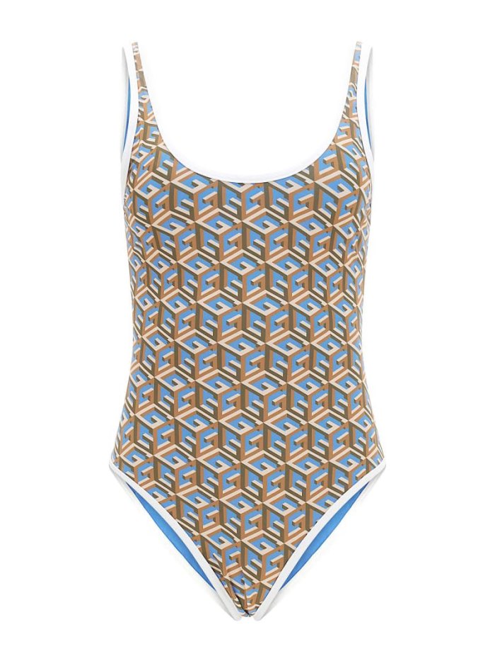 Guess G Cube Sportif Kadın One Piece Swimsuits Kahverengi | TR-907044