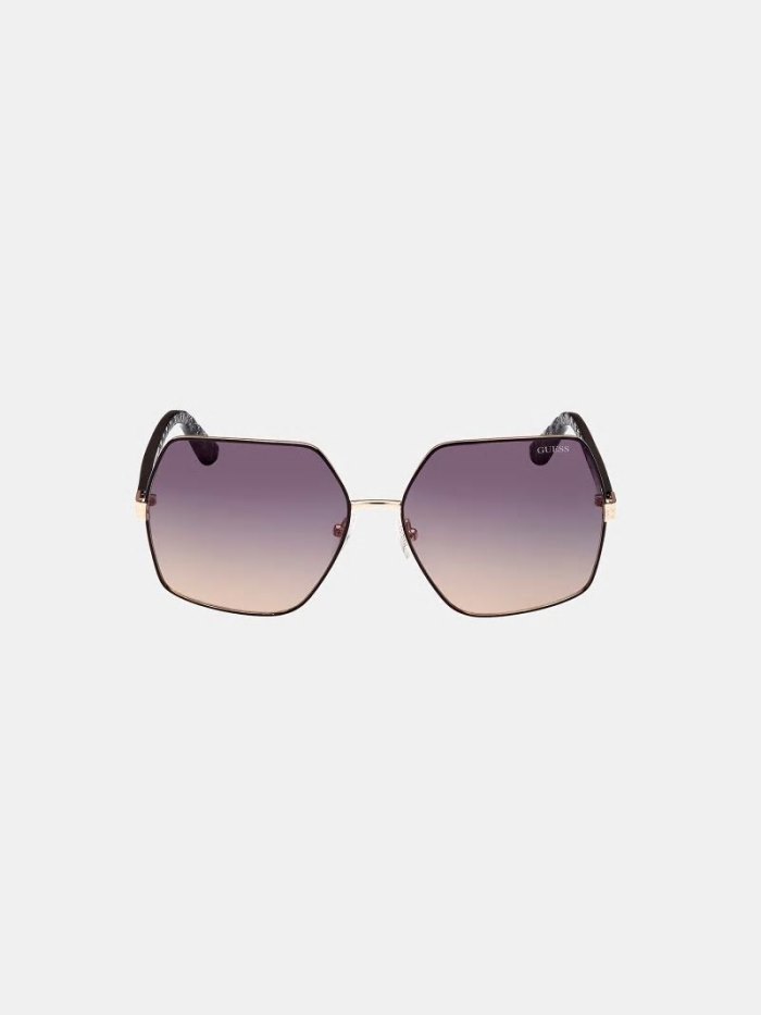 Guess Geometric Sunglasses Model Kadın Güneş Gözlüğü Siyah | TR-754812