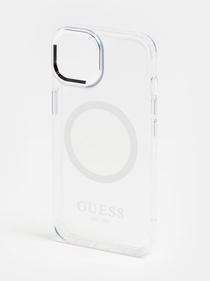 Guess Iphone 14 Magsafe Kadın Cover Gümüş | TR-577436