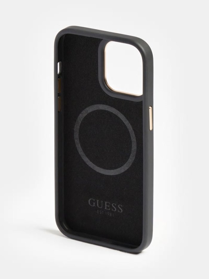 Guess Iphone 14 Pro Max Magsafe Kadın Cover Siyah | TR-190788