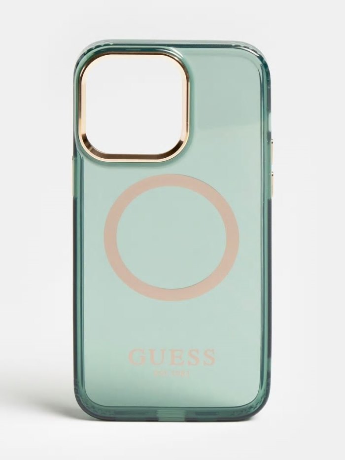 Guess Iphone 14 Pro Max Magsafe Kadın Cover Yeşil | TR-362700