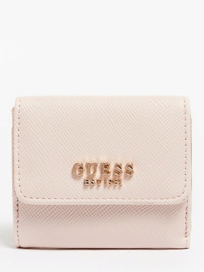 Guess Laurel Saffiano Credit Kadın Kartlık Pembe | TR-861236