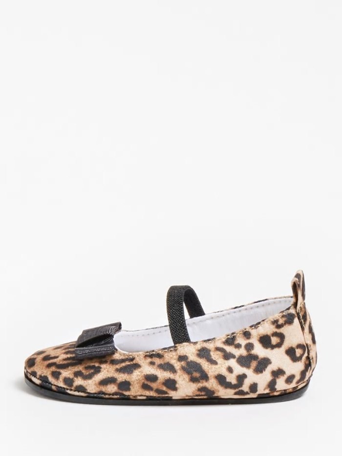 Guess Lily Bow Ballet Erkek Stiletto Ayakkabı Animalier | TR-807114