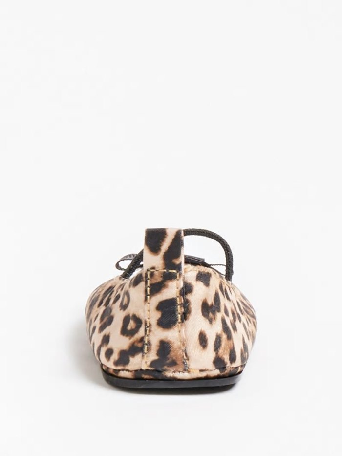 Guess Lily Bow Ballet Erkek Stiletto Ayakkabı Animalier | TR-807114